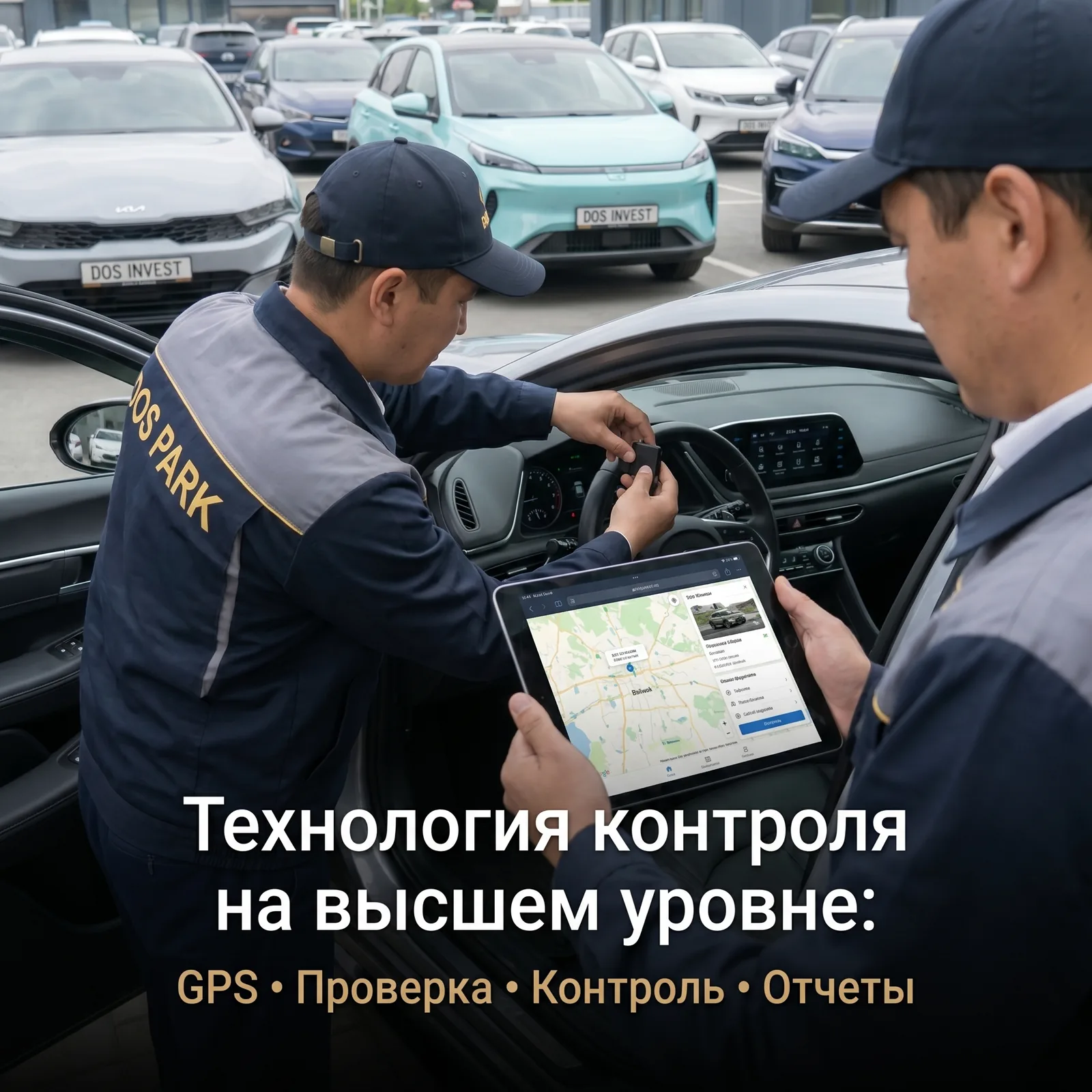 Технология контроля автомобилей DOS INVEST