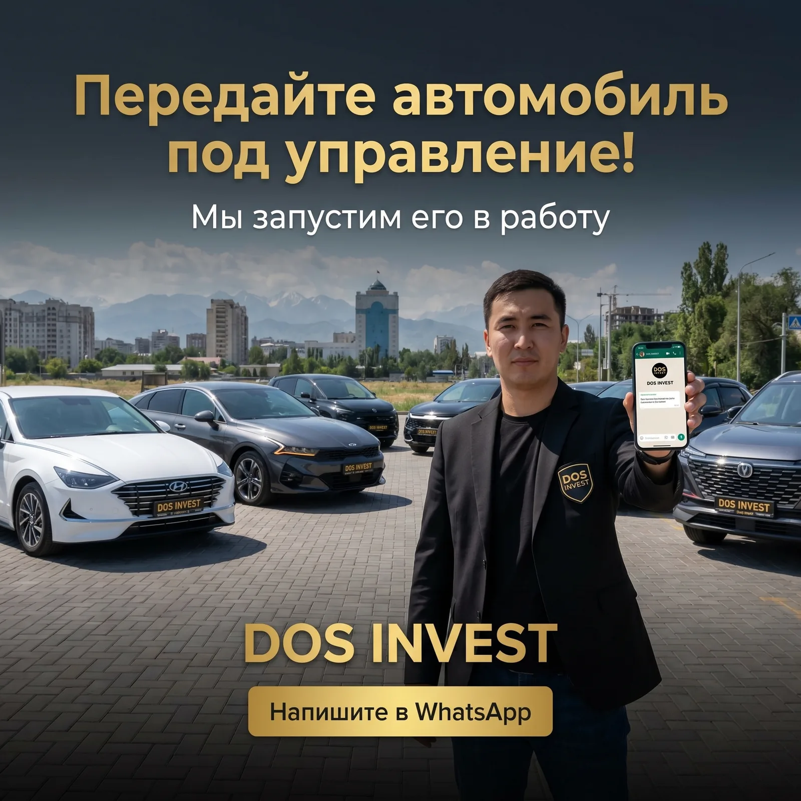 Портфель автомобилей в управлении DOS INVEST