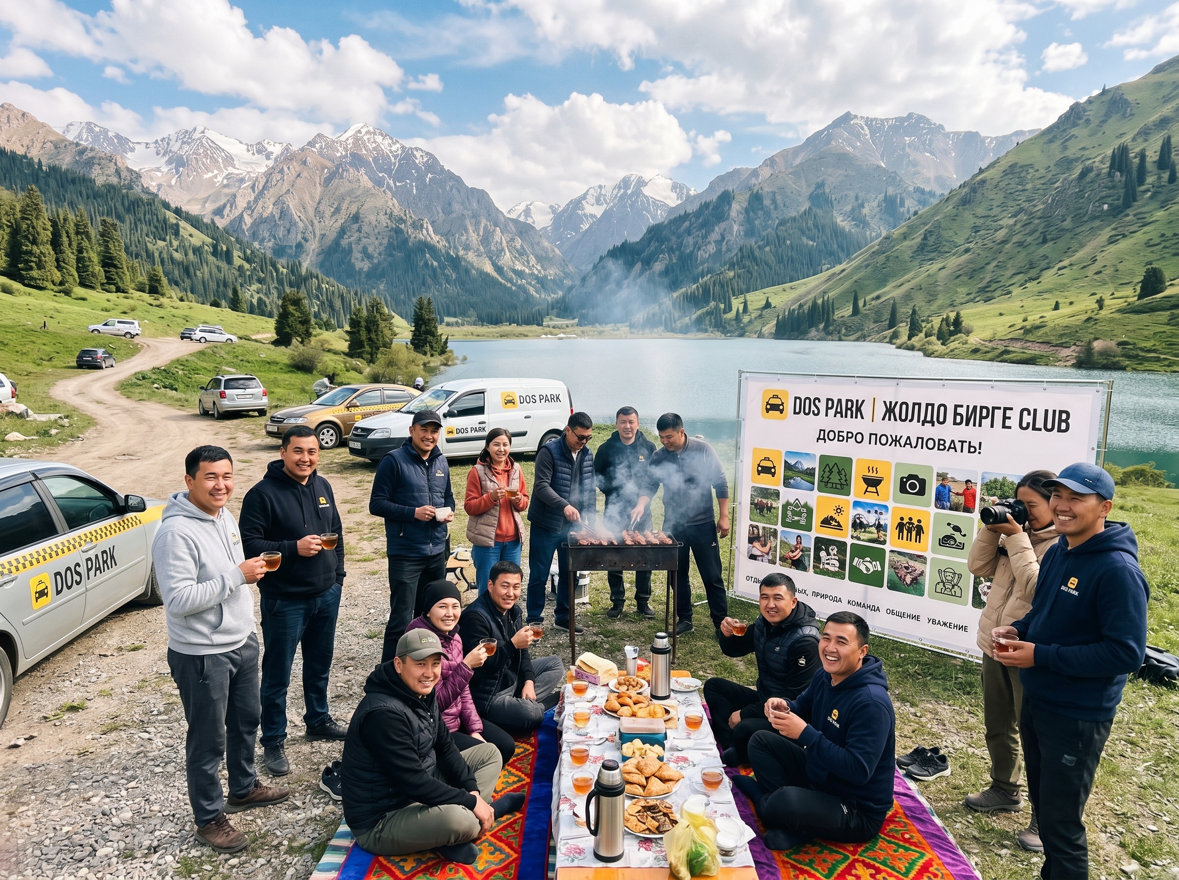 DOS PARK Club на выезде в горах Кыргызстана