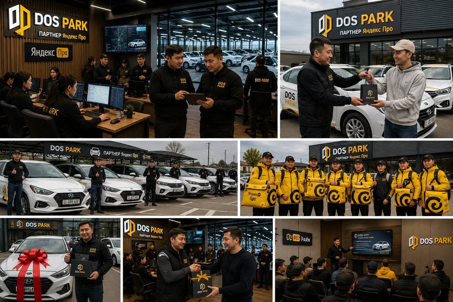 Автомобили DOS PARK для такси и доставки